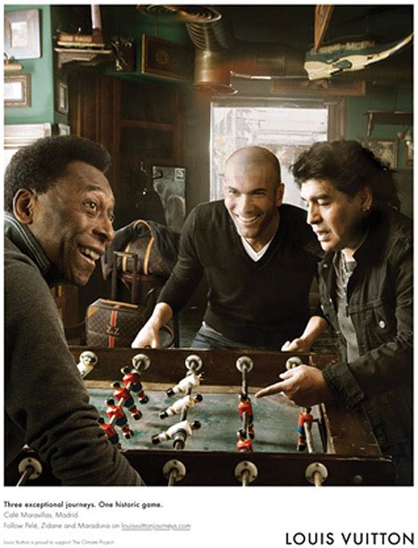 louis vuitton maradona pele zidane|Pele, Maradona and Zidane for Louis Vuitton .